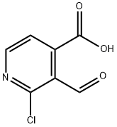 2-Chloro-3-forMylisonicotinic acid 结构式