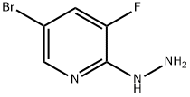 2-肼基-3-氟-5-溴吡啶 结构式