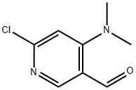 6-氯-4-(二甲氨基)烟醛 结构式