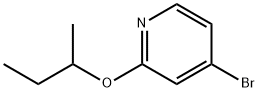 4-溴-2-(仲丁氧基)吡啶 结构式