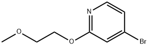 4-溴-2-(2-甲氧基乙氧基)吡啶 结构式