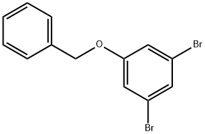 1-(苄氧基)-3,5-二溴苯 结构式