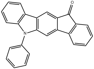 5-苯基茚并[1,2-B]咔唑-11(5H)-酮 结构式