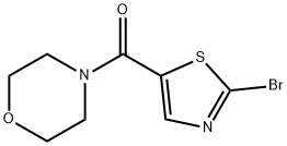 (2-溴-5-噻唑基)-4-吗啉基甲酮 结构式