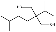 2-异戊基-2-异丙基丙烷-1,3-二醇 结构式