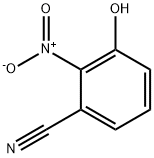 3-羟基-2-硝基苯甲腈 结构式