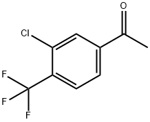 1-(3-chloro-4-(trifluoroMethyl)phenyl)ethanone 结构式