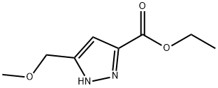 Ethyl 5-(MethoxyMethyl)-1H-pyrazole-3-carboxylate 结构式