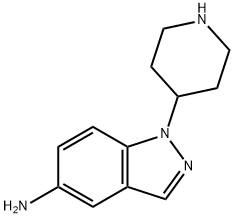 1-(哌啶-4-基)-1H-吲唑-5-胺 结构式