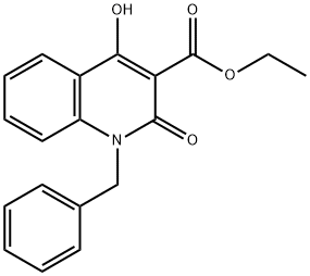 ethyl 1-benzyl-2,4-dioxo-1,2,3,4-tetrahydroquinoline-3-carboxylate 结构式