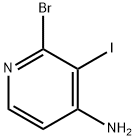 2-溴-3-碘吡啶-4-胺 结构式