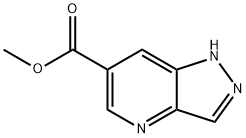 4-氮杂吲唑-6-甲酸甲酯 结构式
