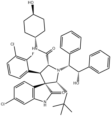 (2'R,3S,4'S,5'R)-6-氯-4 ' - (3-氯-2-氟苯基)-1' - ((1R,2 结构式