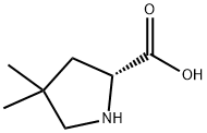 4,4-二甲基-D-脯氨酸 结构式