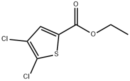4,5-二氯噻吩-2-羧酸乙酯 结构式