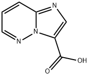 咪唑并[1,2 - B]哒嗪-3 - 羧酸 结构式