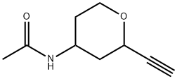 N-(2-Ethynyltetrahydro-2H-pyran-4-yl)acetaMide 结构式