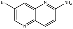 7-溴-1,5-萘啶-2-胺 结构式