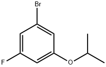 1-溴-3-氟-5-异丙氧基苯 结构式