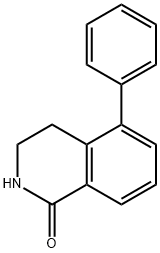 5-苯基-3,4-二氢异喹啉-1(2H)-酮 结构式