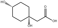 反式-1,4-二羟基环己烷乙酸 结构式