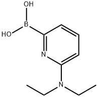 6-(DiethylaMino)pyridine-2-boronic acid 结构式