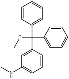 3-(甲氧基二苯甲基)-N-甲基苯胺 结构式