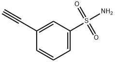 3-乙炔基苯磺酰胺 结构式