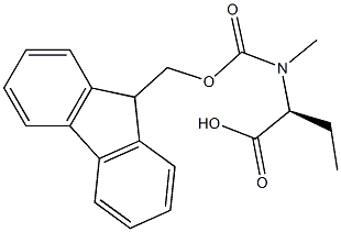 N-FMOC-(S)-2-甲氨基丁酸 结构式