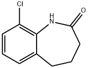 9-氯-4,5-二氢-1H-苯并[B]氮杂卓-2(3H)-酮 结构式