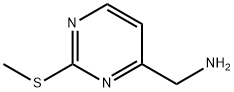 (2-(甲巯基)嘧啶-4-基)甲胺 结构式