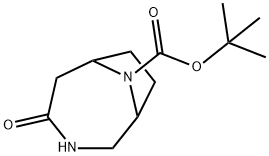 4-氧代-3,9-二氮杂双环[4.2.1]壬烷-9-羧酸叔丁酯 结构式