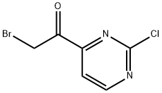 2-溴-1-(2-氯嘧啶-4-基)乙酮 结构式