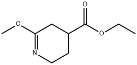 6-Methoxy-2,3,4,5-tetrahydro-pyridine-4-carboxylic acid ethyl ester 结构式