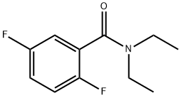 N,N-二乙基-2,5-二氟苯甲酰胺 结构式