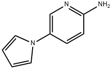 5-(1H-吡咯-1-基)吡啶-2-胺 结构式