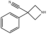 3-苯基氮杂丁烷-3-甲腈 结构式