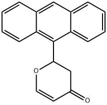 2-(蒽-9-基)-2H-吡喃-4(3H)-酮 结构式