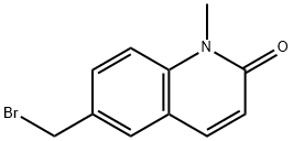 6-(溴甲基)-1-甲基喹啉-2(1H)-酮 结构式