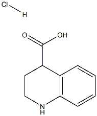 1,2,3,4-四氢喹啉-4-羧酸盐酸盐 结构式