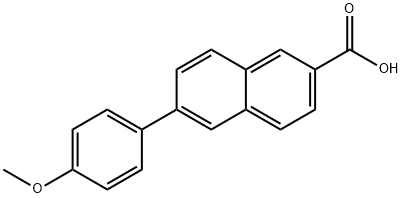 6-(4-Methoxyphenyl)-2-naphthalenecarboxylic acid 结构式