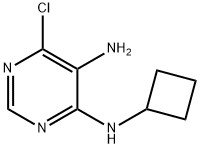 6-Chloro-N4-cyclobutyl-pyriMidine-4,5-diaMine 结构式