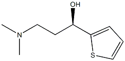 (R)-(+)-N ,N-二甲基-3-羟基-3-(2-噻吩基)丙胺 结构式