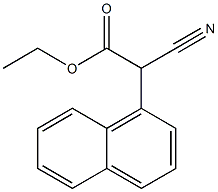 Ethyl 2-Cyano-2-(naphthalen-1-yl)acetate 结构式