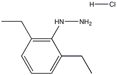 2,6-二乙基苯肼盐酸盐 结构式