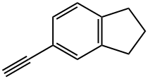 5-乙炔基-2,3-二氢-1H-茚 结构式