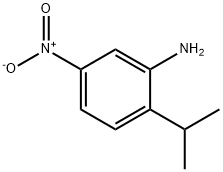 2-异丙基-5-硝基苯胺 结构式