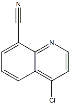 4-Chloro-quinoline-8-carbonitrile 结构式