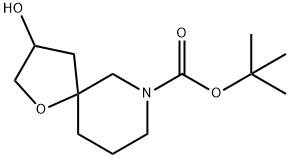 7-Boc-1-oxa-7-azaspiro[4.5]decane-3-ol 结构式