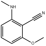 2-甲氧基-6-(甲氨基)苯腈 结构式